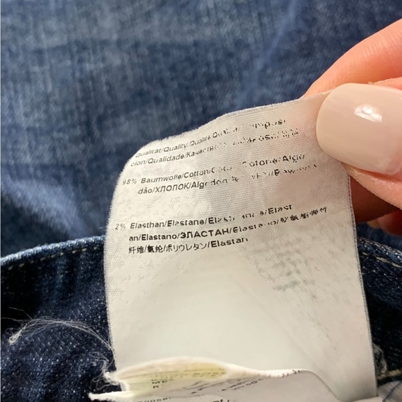 BOSS Hugo Boss Dark Wash Straight Leg Jeans - Picture 10 of 14